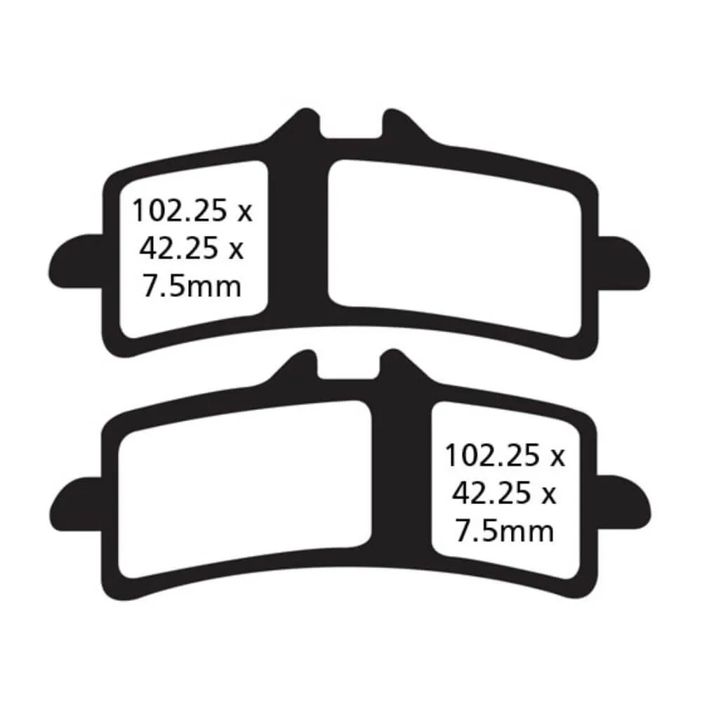 EBC Sintered HH Brake Pads (FA447HH)