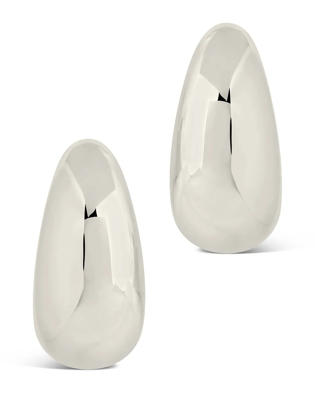 Eclipse Polished Hoop Earrings