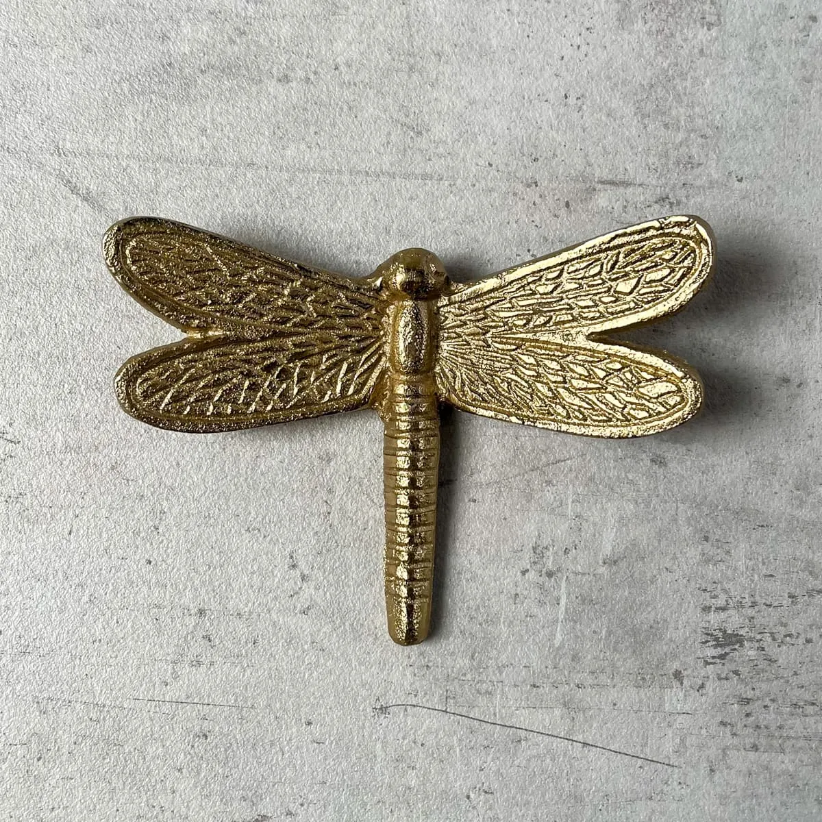 Edit House & Home-Home Artisan Seraphine Metal Dragonfly Wall Sculpture (Gold)  Set of 2