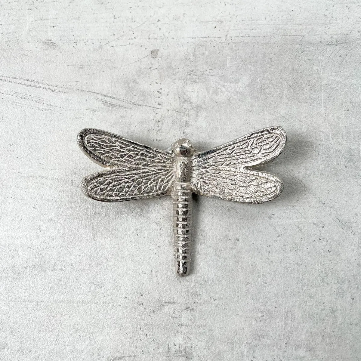 Edit House & Home-Home Artisan Seraphine Metal Dragonfly Wall Sculpture (Silver)  Set of 2