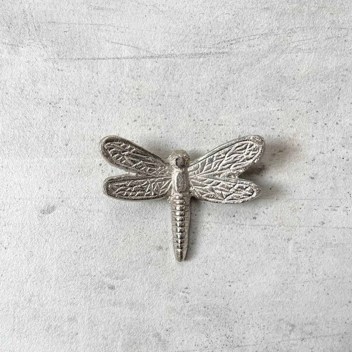 Edit House & Home-Home Artisan Seraphine Metal Dragonfly Wall Sculpture (Silver)  Set of 2
