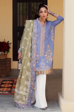 EL22-02 B (ZENEL)  | Elan Lawn 2022 | Unstitched Embroidered Lawn Suit