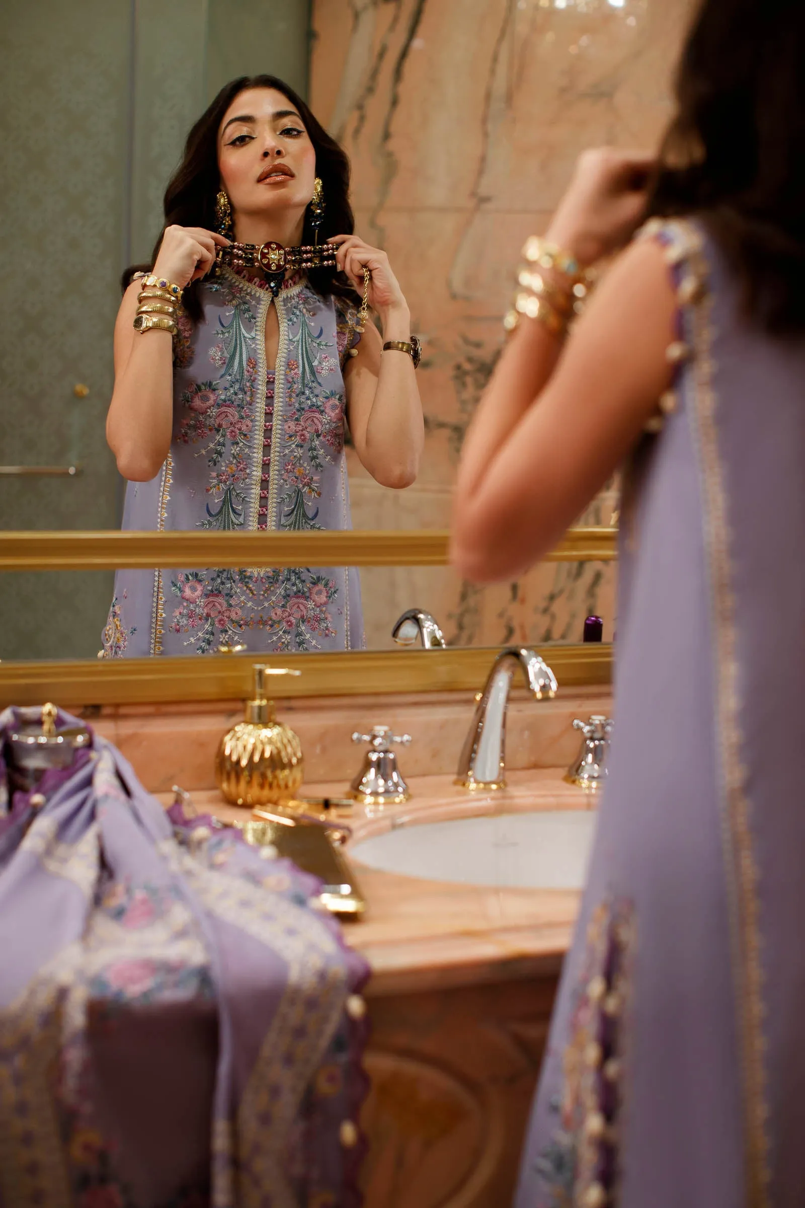 EL22-12 B (AIREEN)  | Elan Lawn 2022 | Unstitched Embroidered Lawn Suit