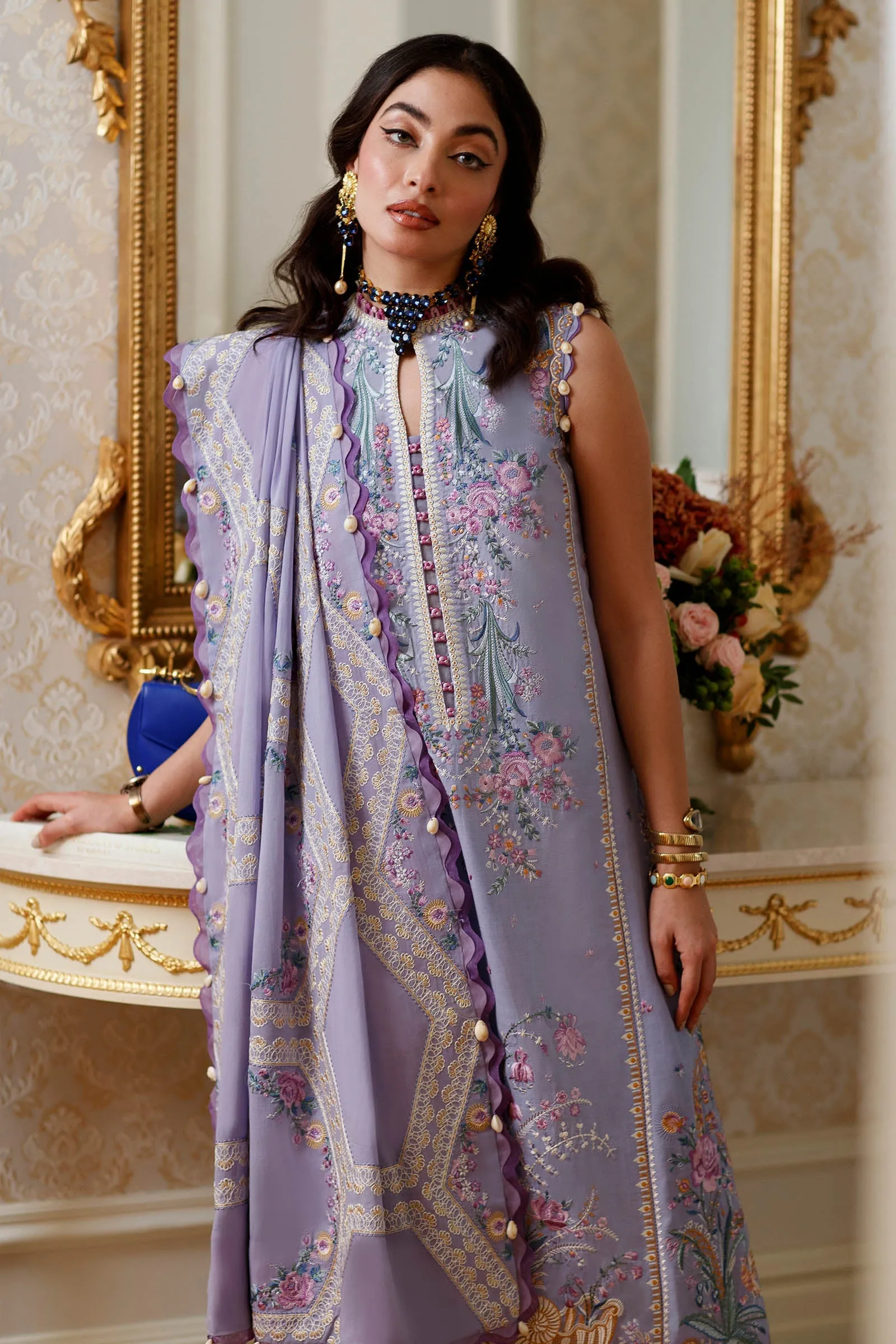 EL22-12 B (AIREEN)  | Elan Lawn 2022 | Unstitched Embroidered Lawn Suit