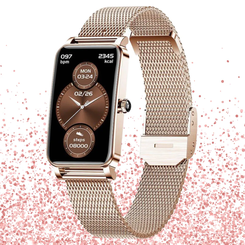 Elegant Women’s Smartwatch – Stylish, Functional & Health-Focused