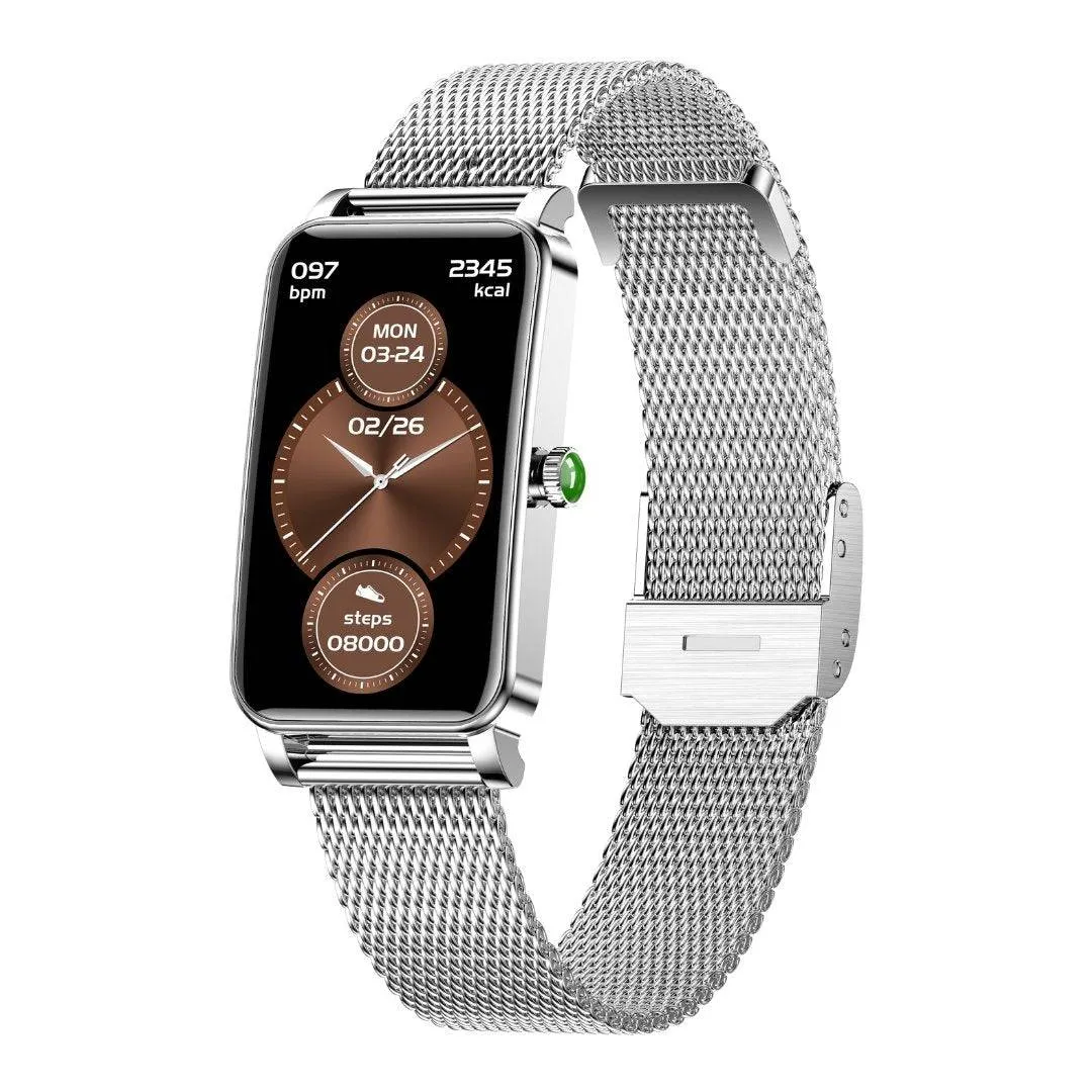 Elegant Women’s Smartwatch – Stylish, Functional & Health-Focused