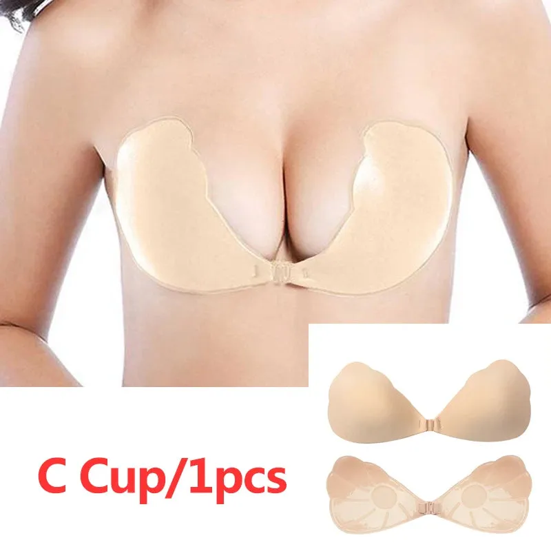 Elevate Your Look: Silicone Push-Up Bra with Transparent Straps