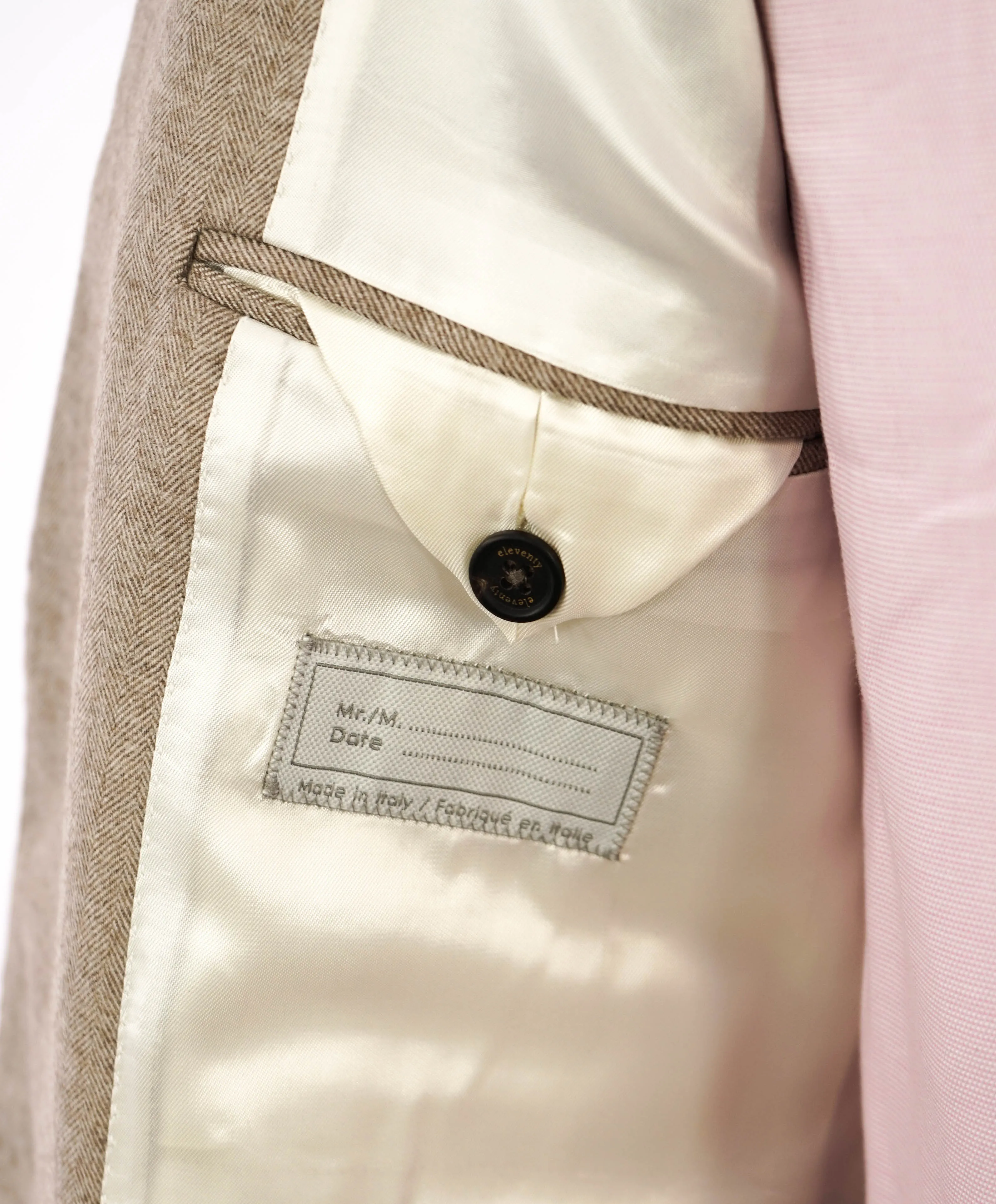 ELEVENTY - By LORO PIANA "PECORA NERA" Herringbone Blazer - 40 (50 EU)