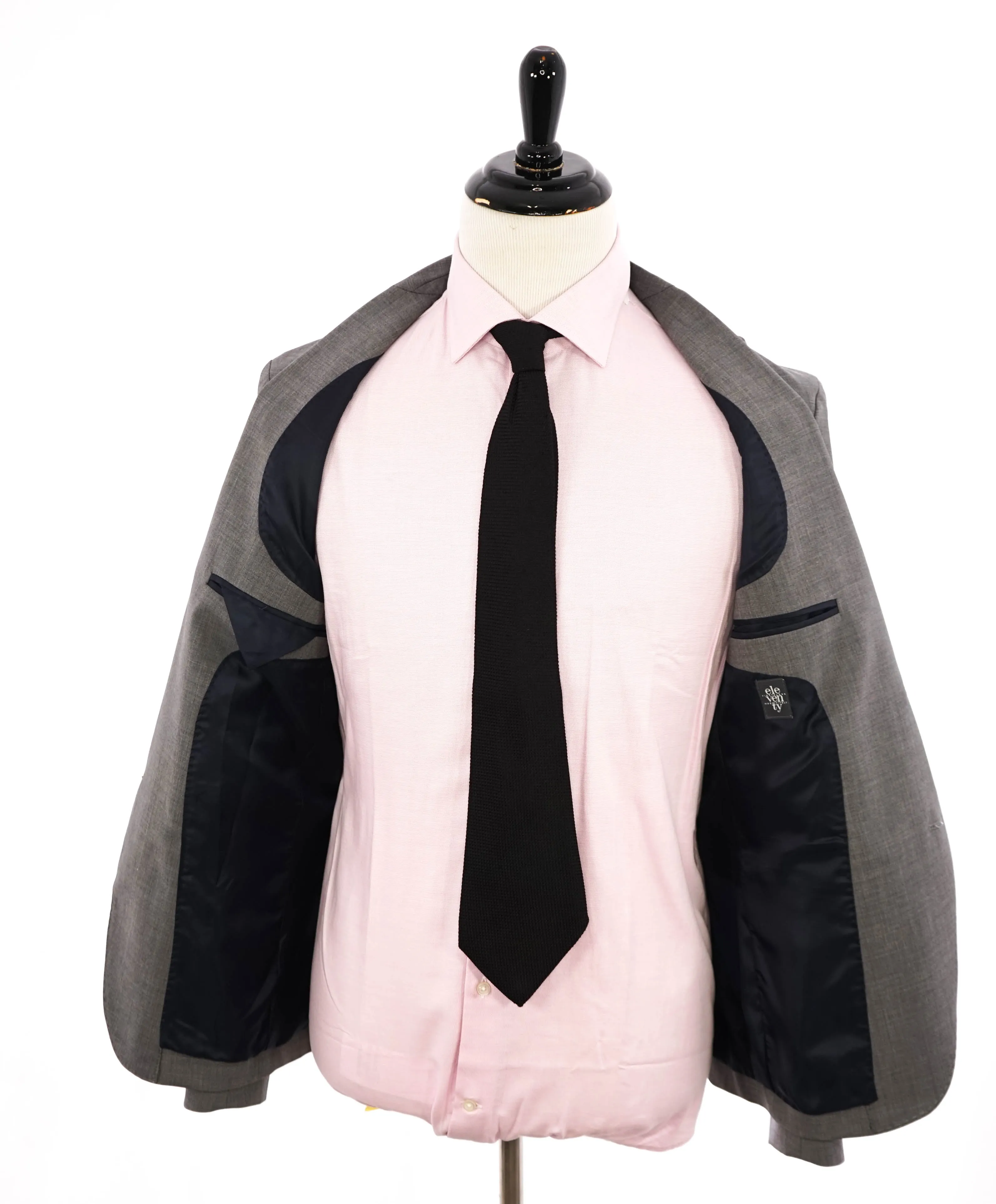 ELEVENTY - Gray Wool & Elastane Performance Blazer - 36 (46 EU)