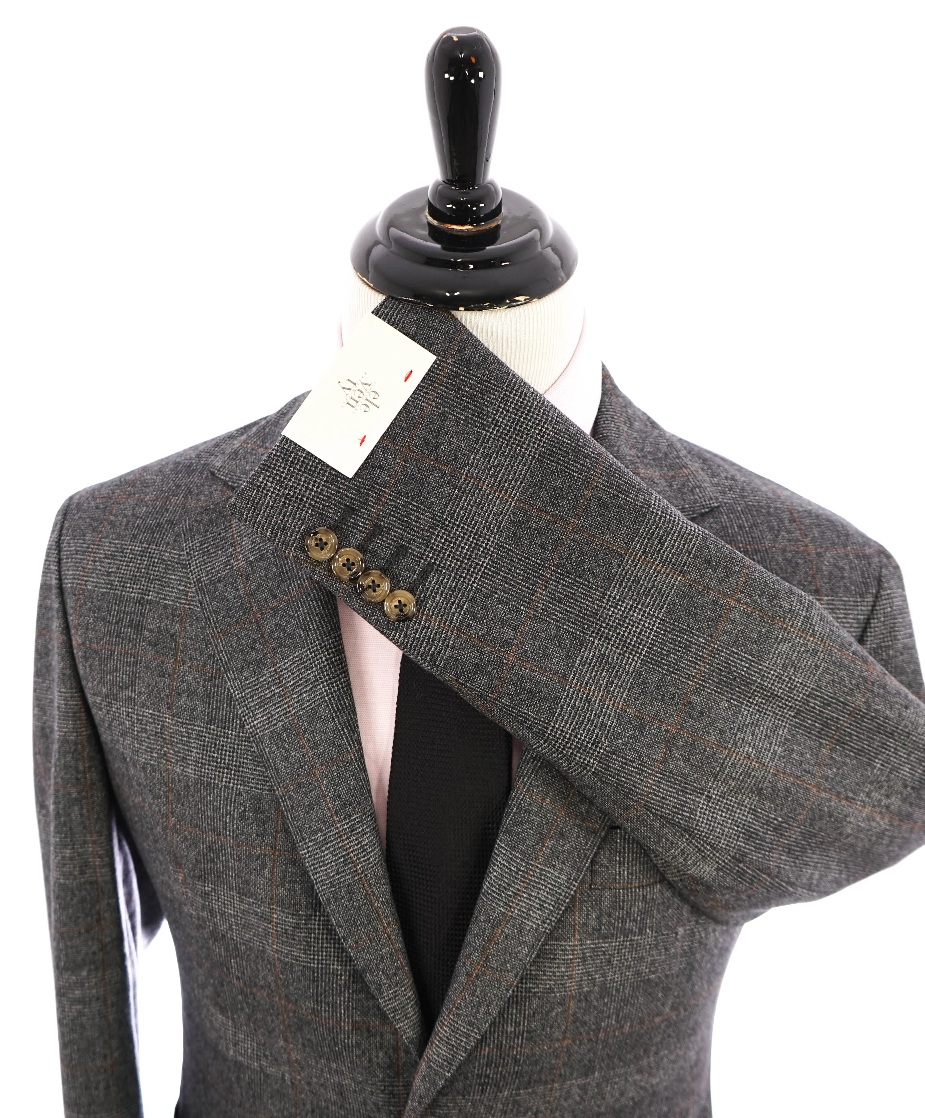 ELEVENTY - Prince of Wales Check Gray & Subtle Brown Blazer - 42 (52 EU)
