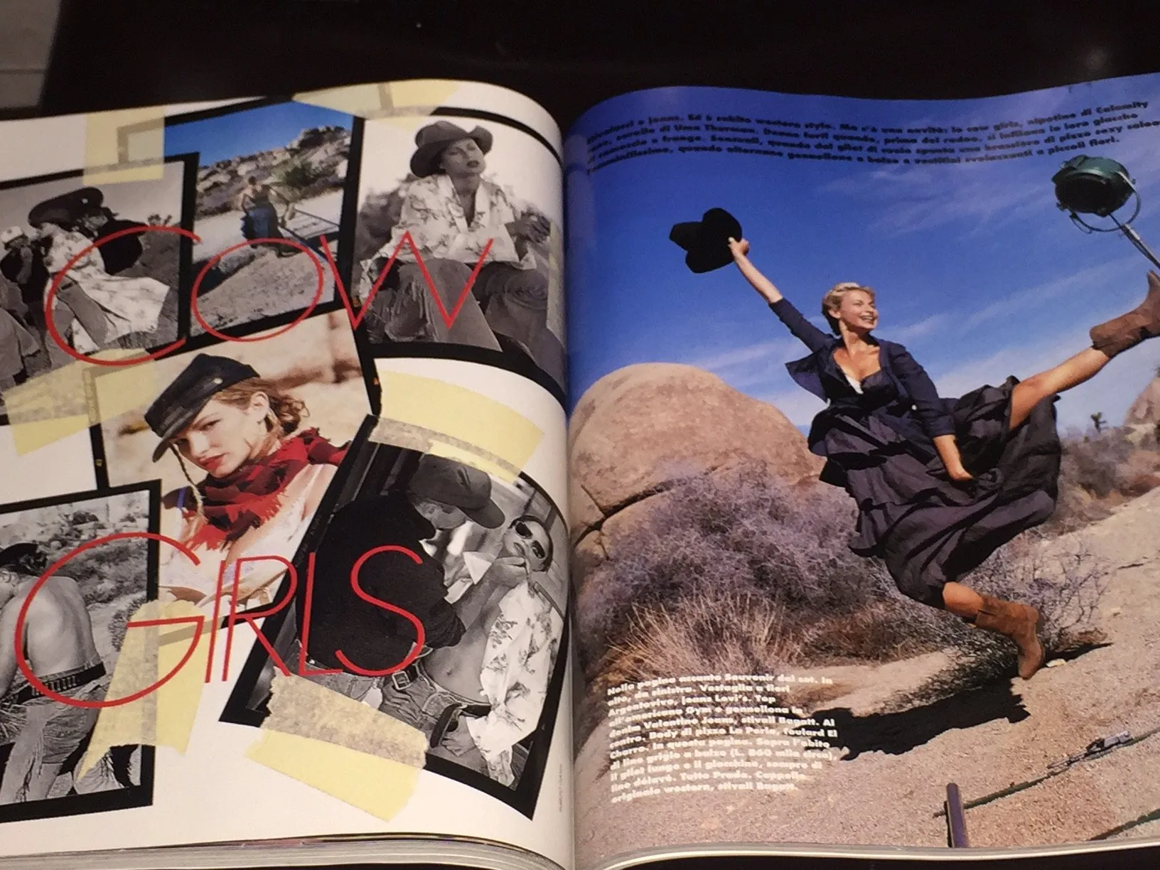 ELLE Italia Magazine March 1994 NASTASSJA KINSKI Ines Sastre TASHA DE VASCONCELOS
