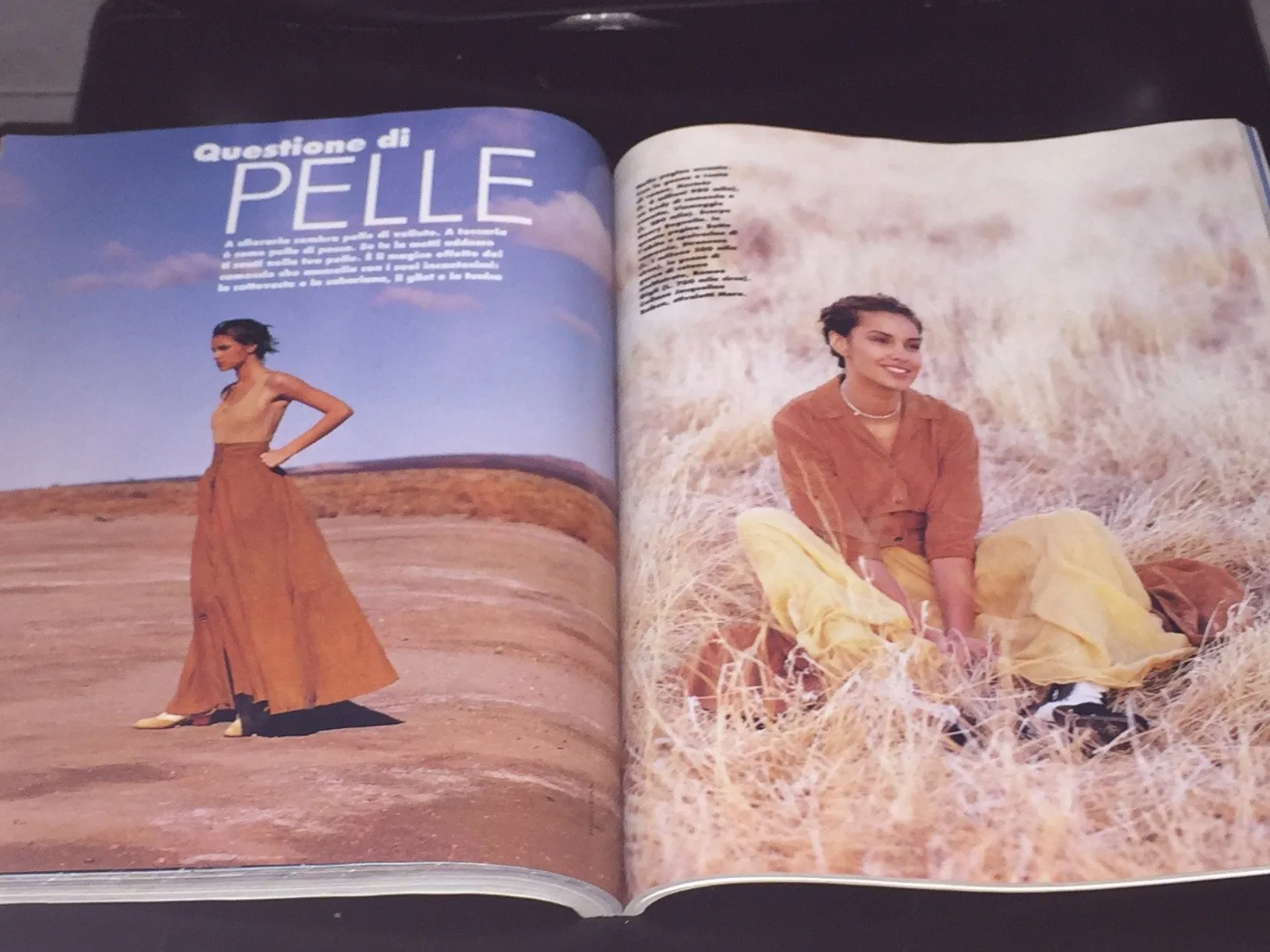 ELLE Italia Magazine March 1994 NASTASSJA KINSKI Ines Sastre TASHA DE VASCONCELOS