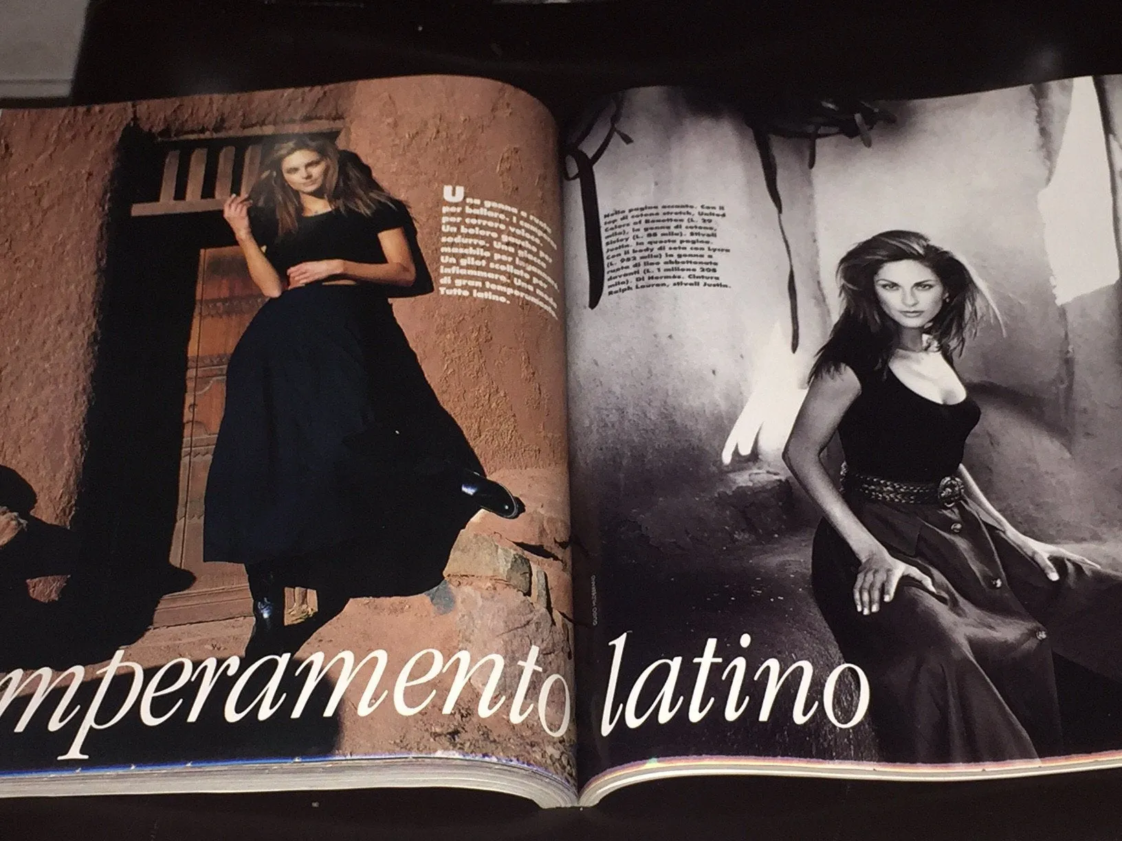ELLE Italia Magazine March 1994 NASTASSJA KINSKI Ines Sastre TASHA DE VASCONCELOS
