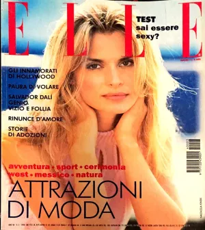 ELLE Italia Magazine March 1994 NASTASSJA KINSKI Ines Sastre TASHA DE VASCONCELOS