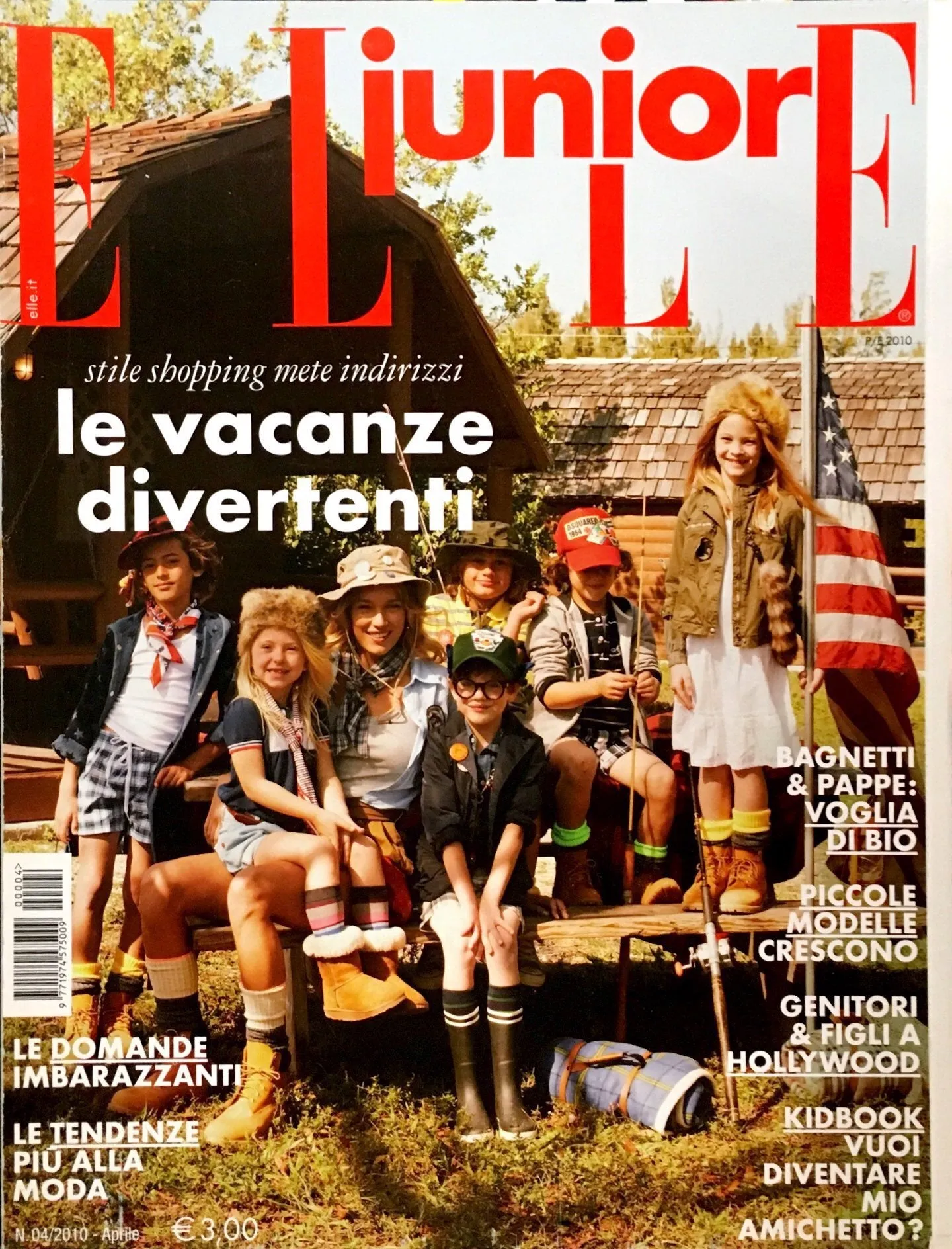 ELLE KIDS Junior Bambini Children Enfant Ninos Fashion Magazine April 2010
