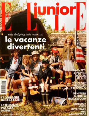 ELLE KIDS Junior Bambini Children Enfant Ninos Fashion Magazine April 2010