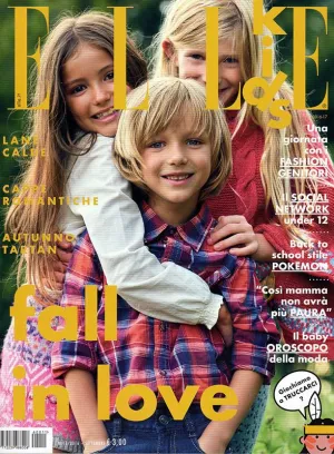 ELLE KIDS Junior Children Enfant Fashion BAMBINI Magazine September 2016
