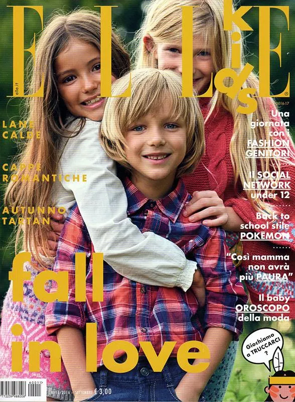ELLE KIDS Junior Children Enfant Fashion BAMBINI Magazine September 2016