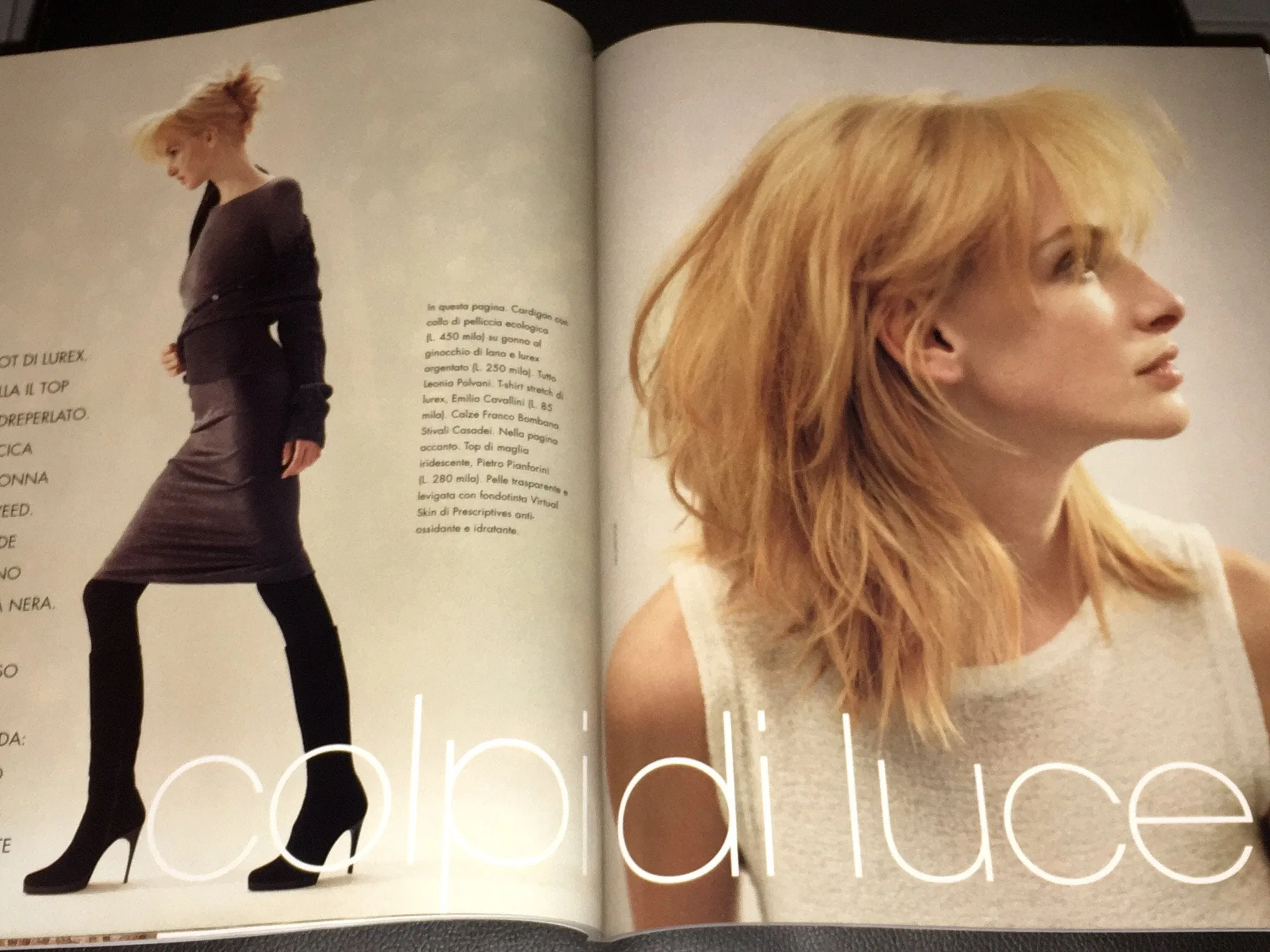 ELLE Magazine Italia January 1997 MICHELLE BEHENNAH Debbie Deitering ISABELLE PASCO