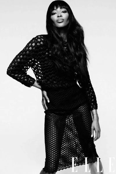 ELLE Serbia Magazine March 2013 NAOMI CAMPBELL by THOMAS WHITESIDE  Sealed