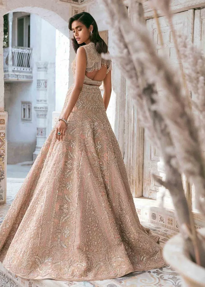 Embellished Indian Bridal Grey Ghagra Choli #BN1156