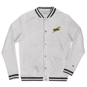 Embroidered Snazzy Lightning Champion Bomber Jacket
