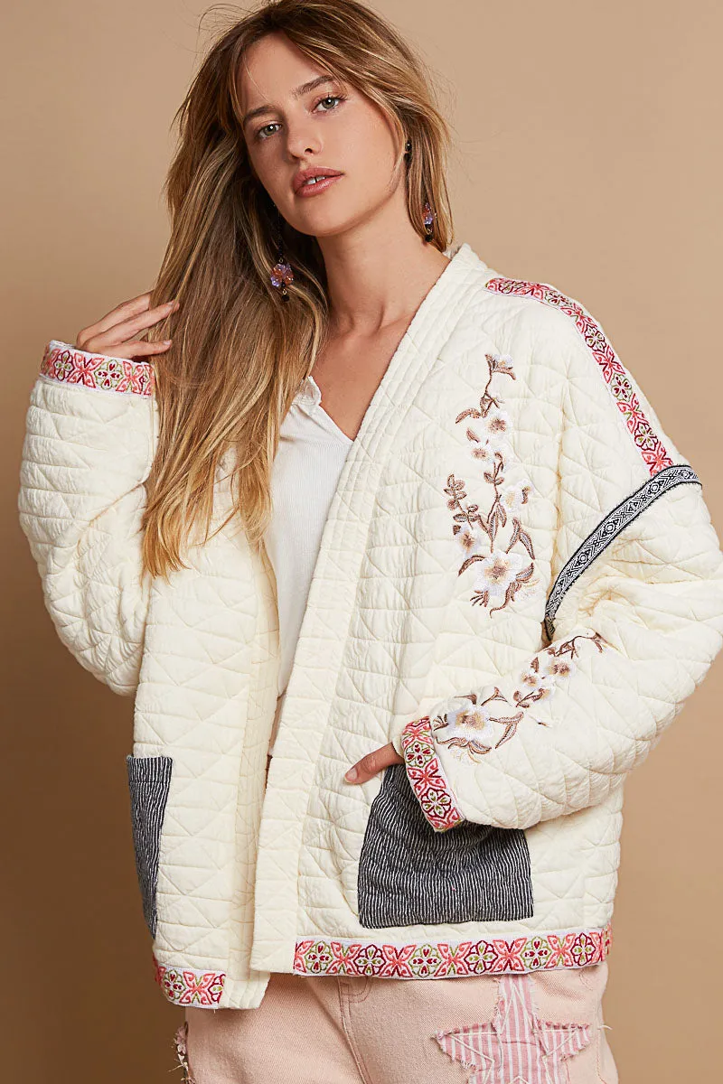 Emerson Quilted Knit Jacket