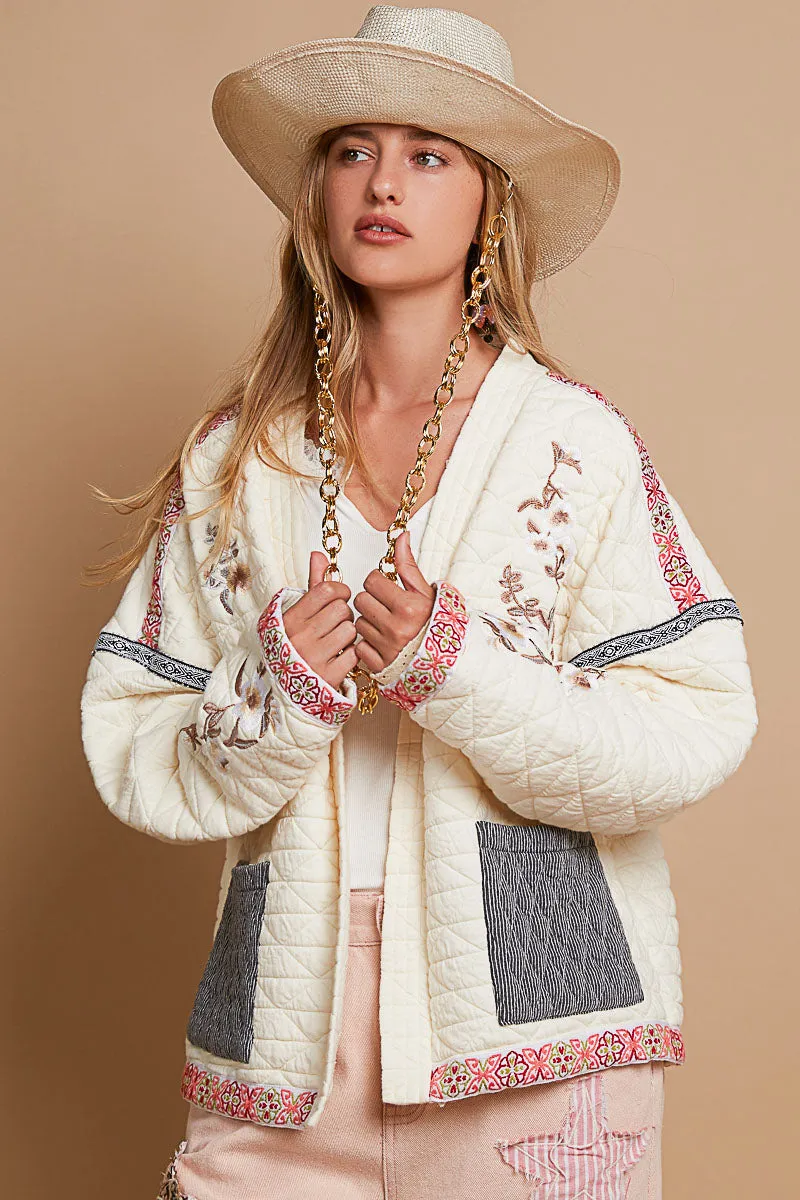 Emerson Quilted Knit Jacket