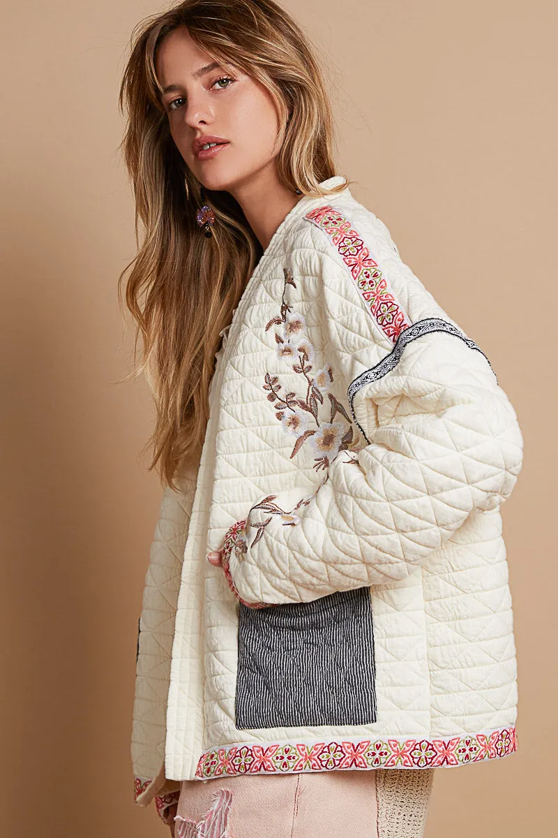Emerson Quilted Knit Jacket