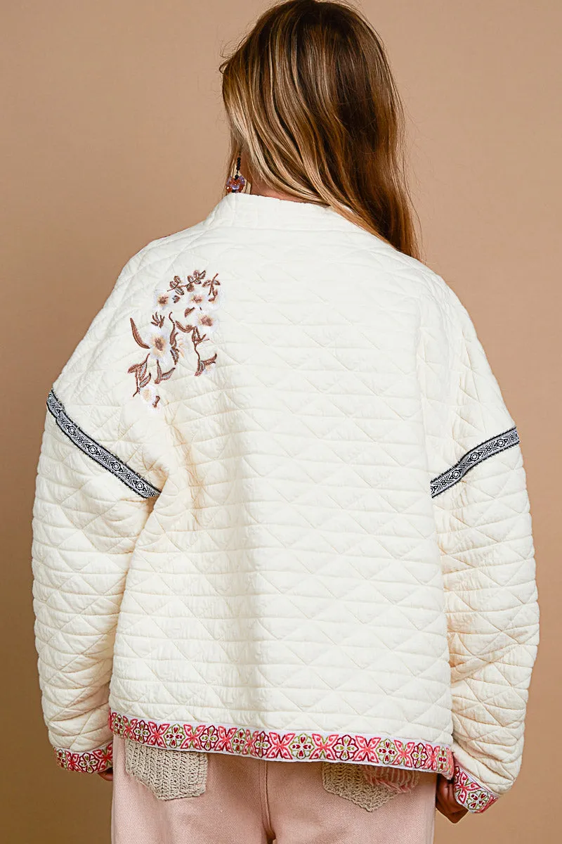 Emerson Quilted Knit Jacket