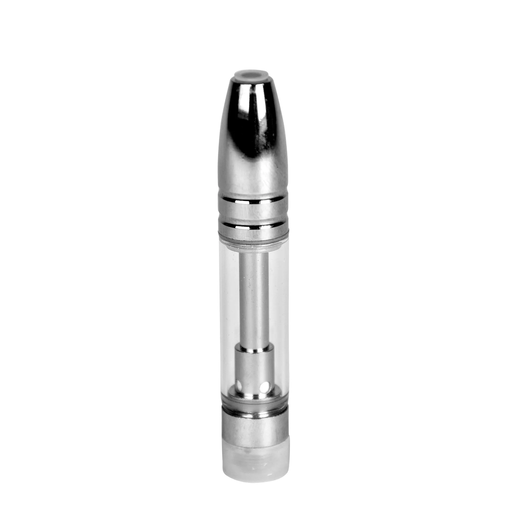 Empty 1mL 510 Silver Bullet Tip Vape Cartridge