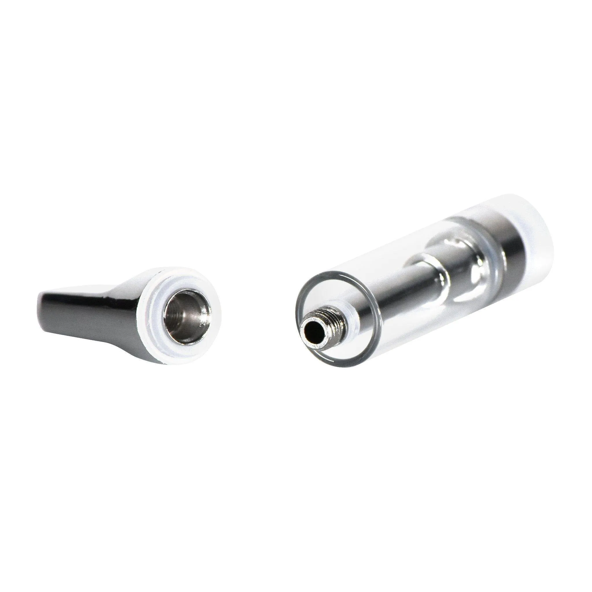Empty 1mL 510 Silver Tip Vape Cartridge