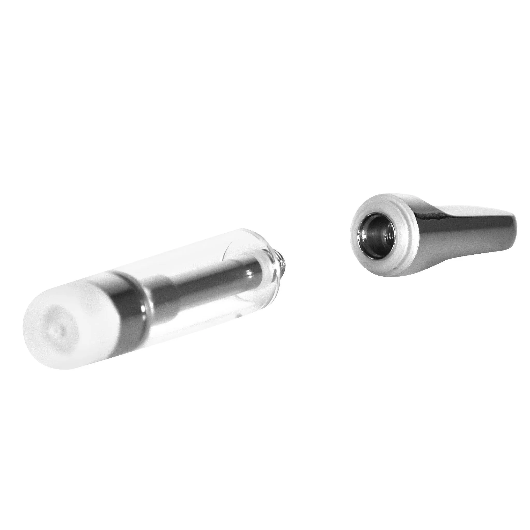 Empty 1mL 510 Silver Tip Vape Cartridge