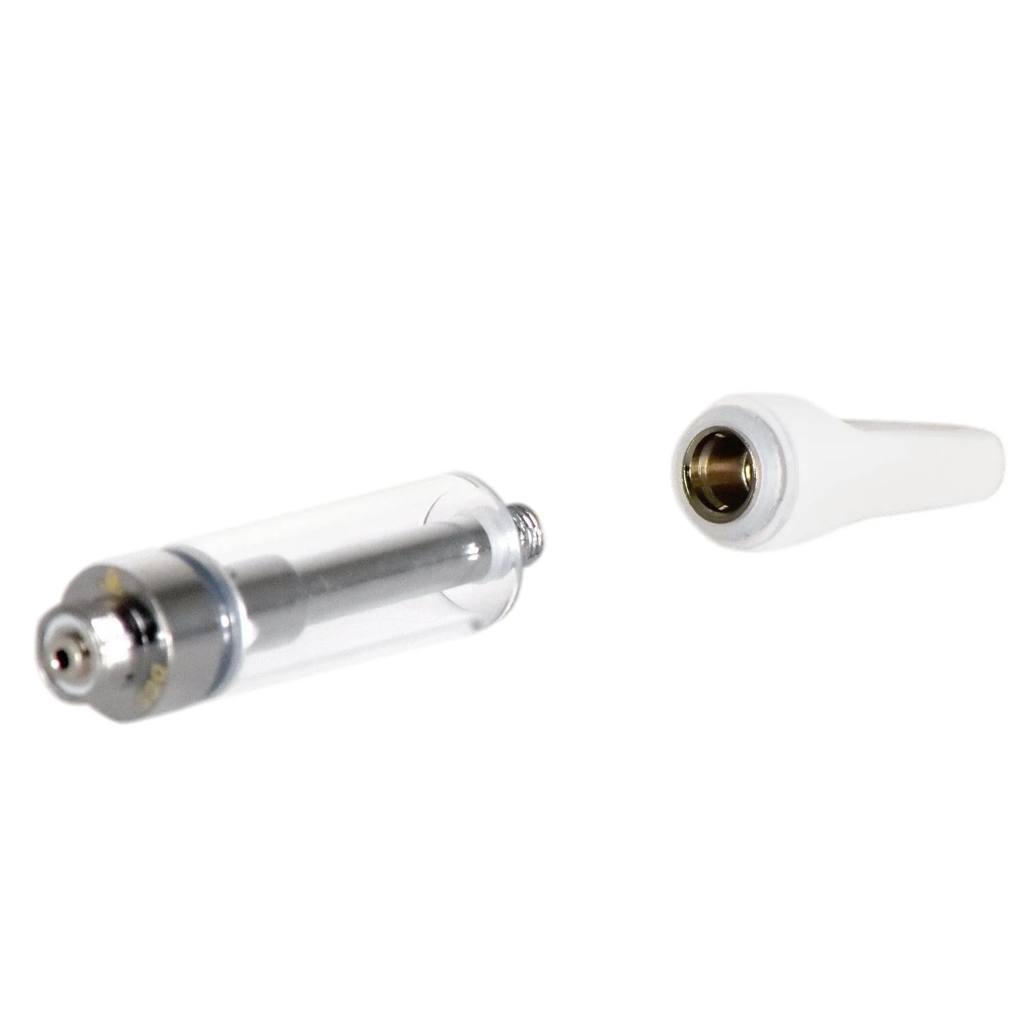 Empty 1mL 510 White Tip Vape Cartridge