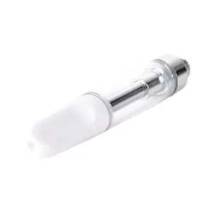 Empty 1mL 510 White Tip Vape Cartridge