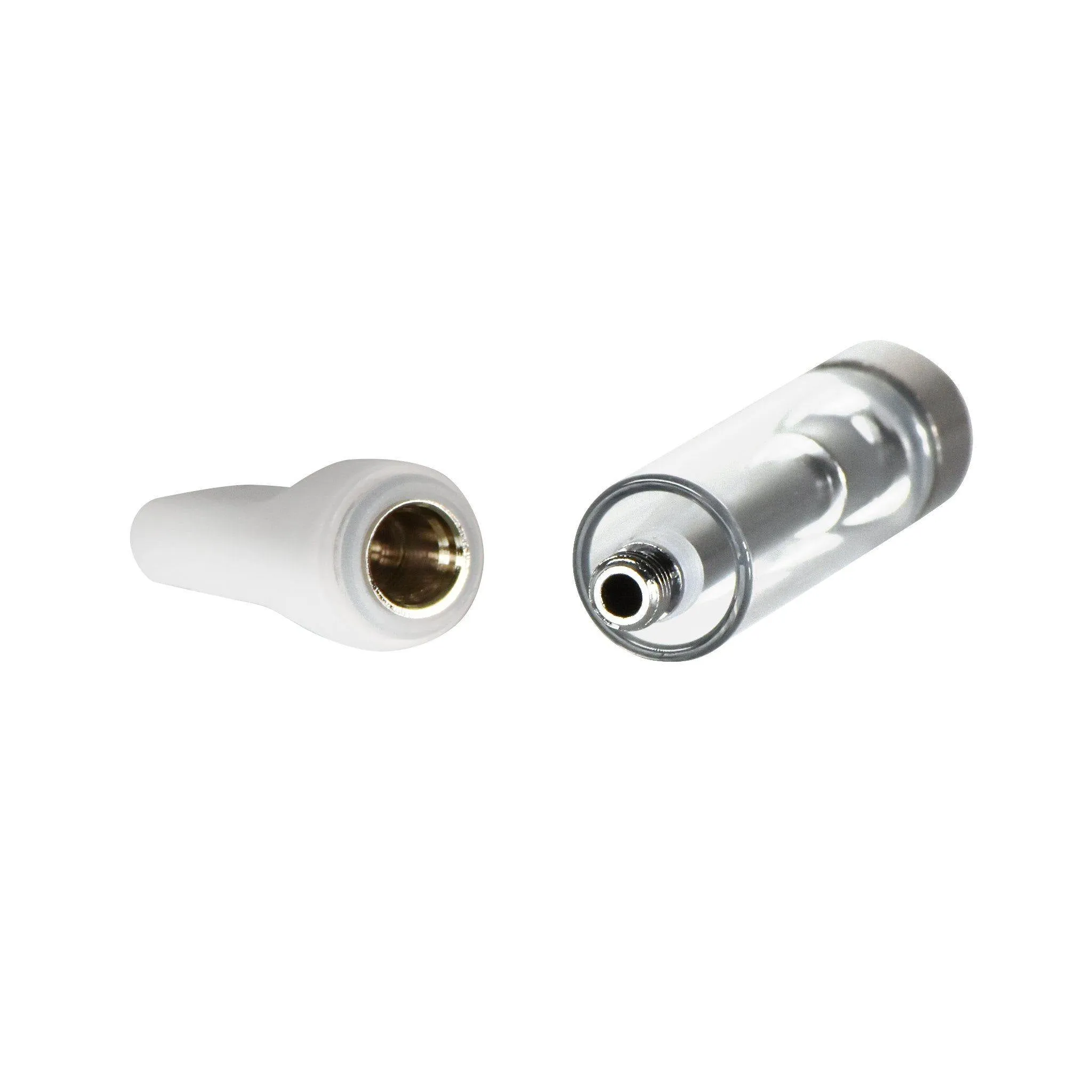 Empty 1mL 510 White Tip Vape Cartridge