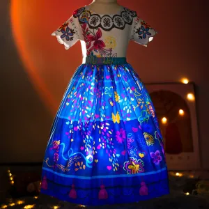 Encanto Mirabel Princess LED Light Up Dress for Girls