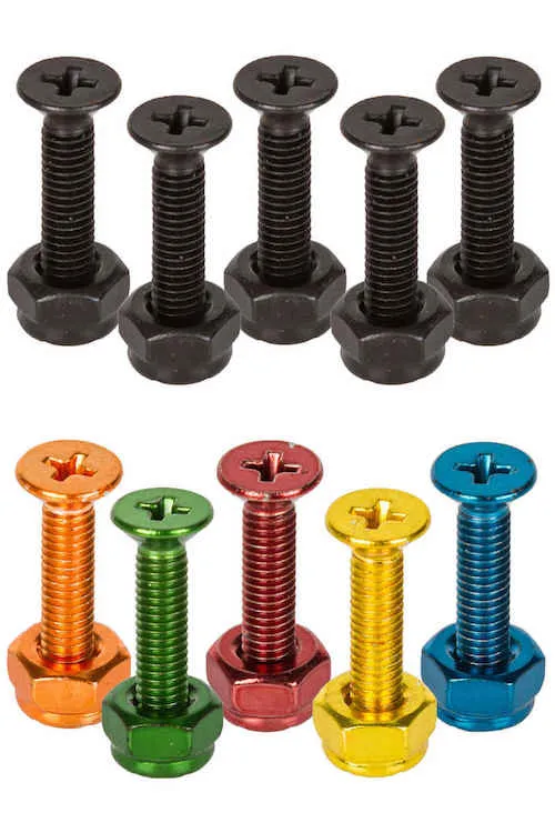 Enjoi Skateboards Colourful Little Buddies 1" Phillips Skateboard Bolts
