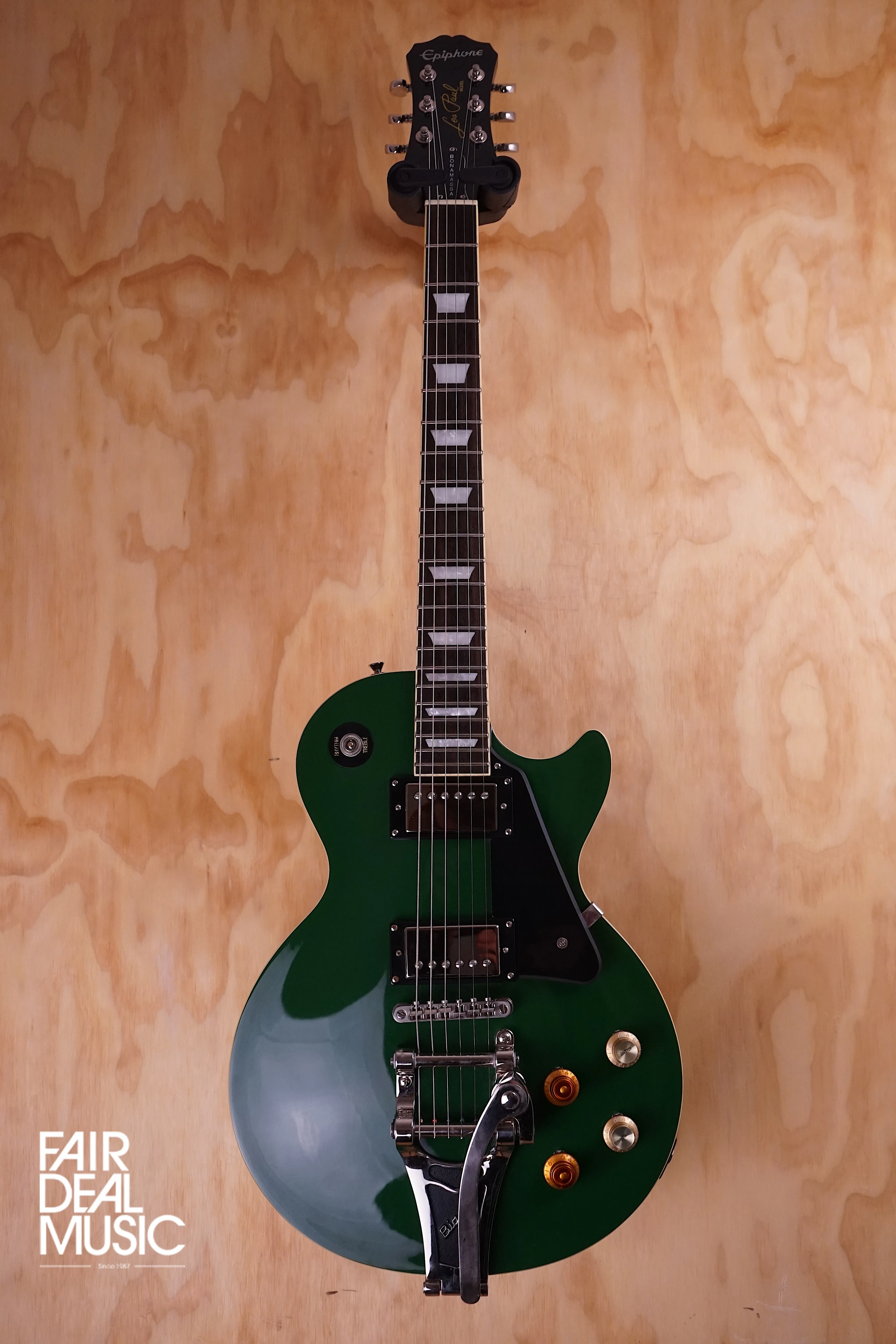 Epiphone 2015 Joe Bonamassa Les Paul in Inverness Green, USED