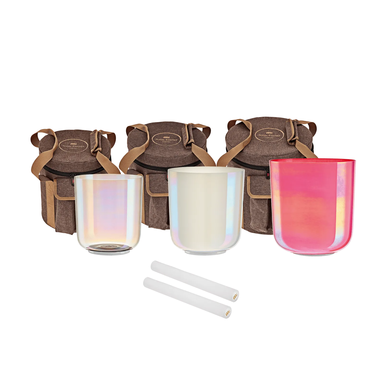 Essence Crystal Singing Bowls Set of 3 Notes: E4 B3 G3