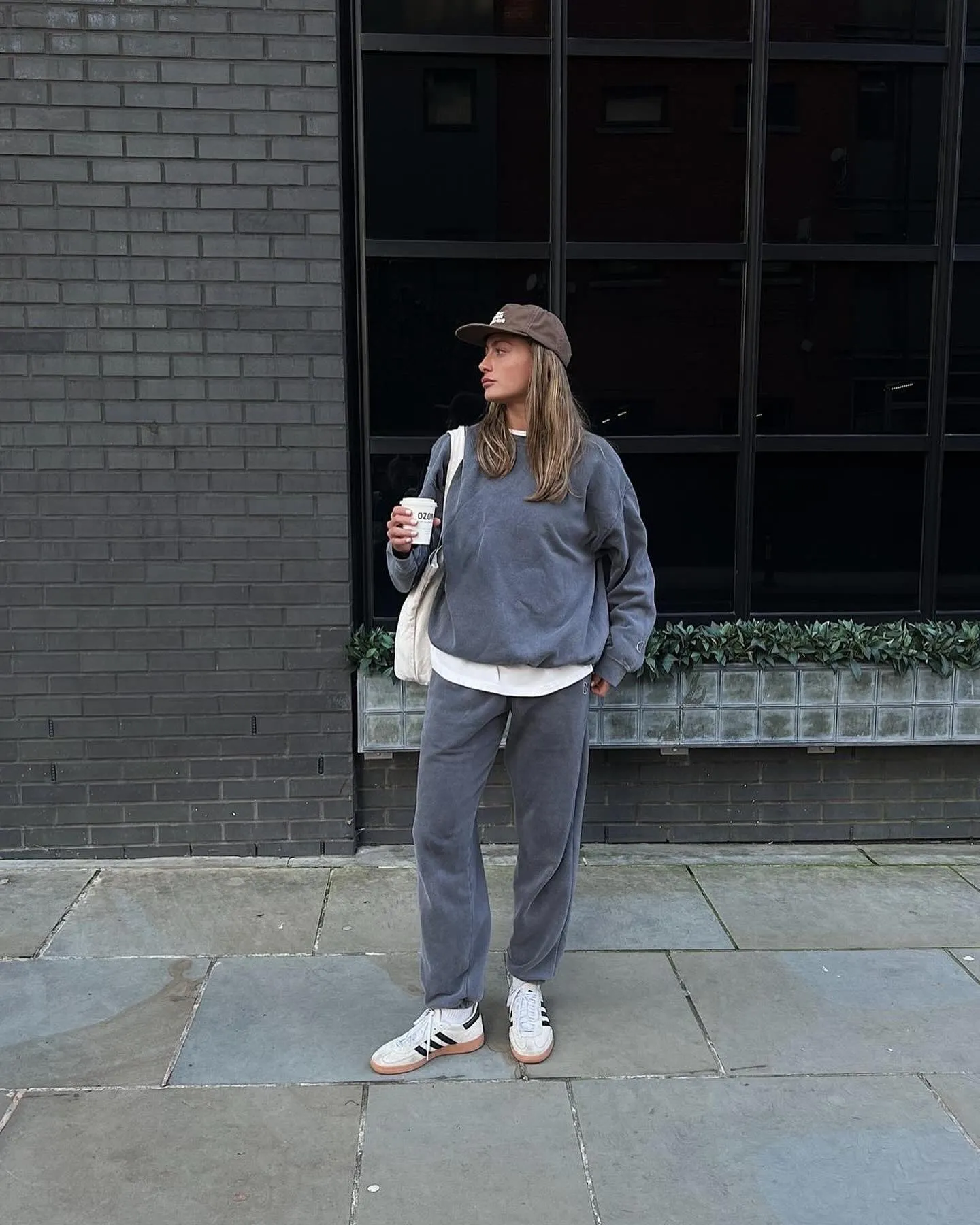 Essentials Vintage Washed Joggers - Charcoal