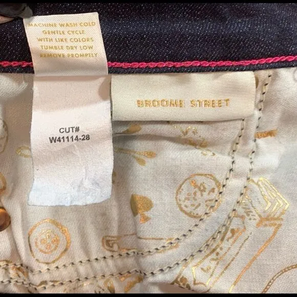 EUC Kate Spade Broome Street Play Hooky Skinny Jeans SIZE 22
