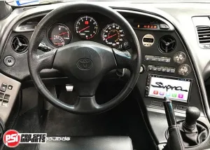 Euro Supra Interior - Brushed Stainless HVAC 6pcs Combo