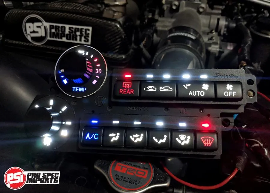 Euro Supra Interior - Stealth Black Edition HVAC 10pc Ultra Combo