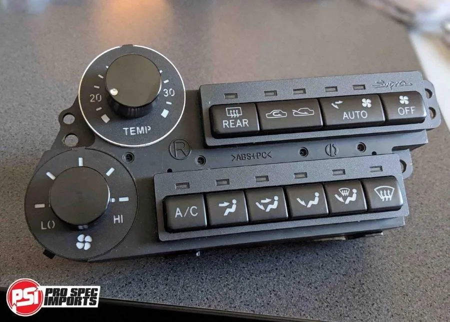 Euro Supra Interior - Stealth Black Edition HVAC 10pc Ultra Combo