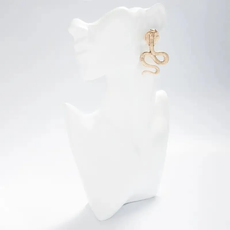 Exaggerated Snake Earrings with Animal-Inspired Design & Gift Box - Trendy Women's Jewelry