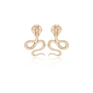 Exaggerated Snake Earrings with Animal-Inspired Design & Gift Box - Trendy Women's Jewelry