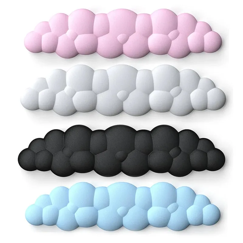 Experience Comfort with our Cloud Wrist Rest Cushion: Ergonomic Memory Foam for Mouse, Provides Relief from Wrist Pain.