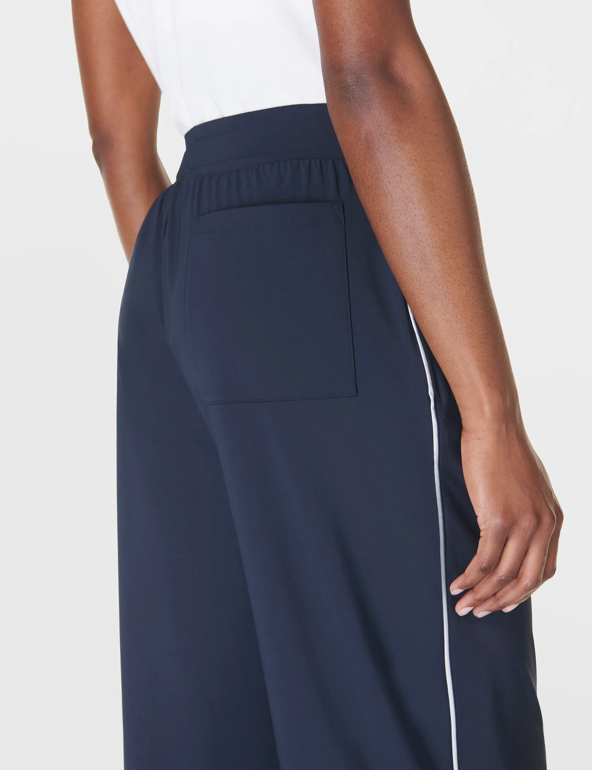 Explorer Wide Leg Trouser - Navy Blue