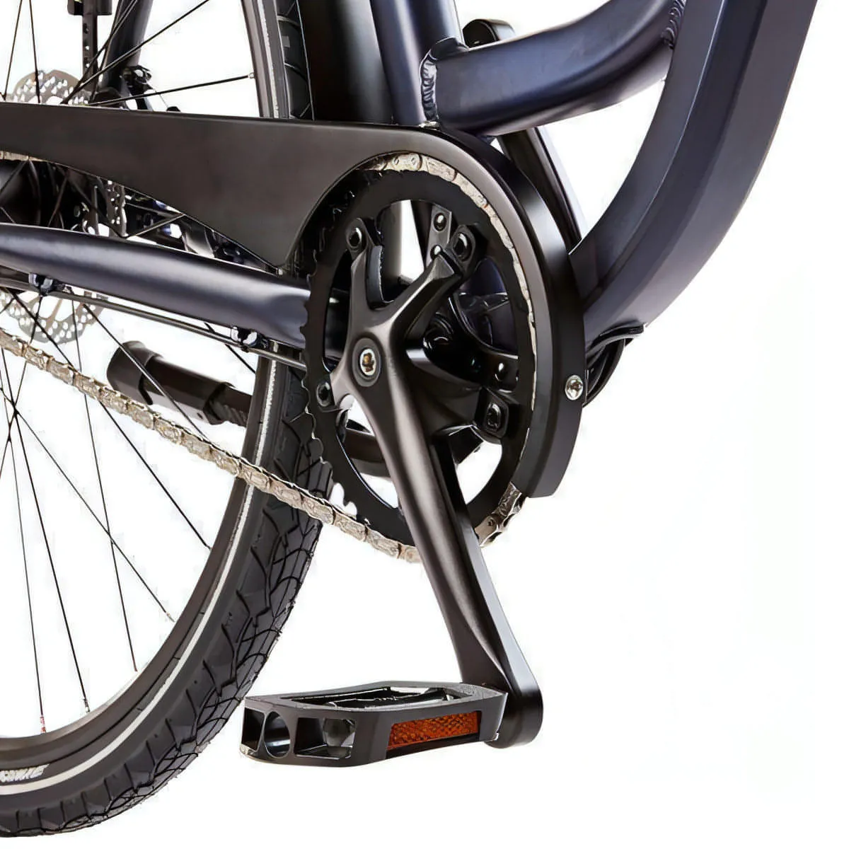 Ezego Step NX 26 Inch Electric Hybrid Bike with 460Wh - Blue